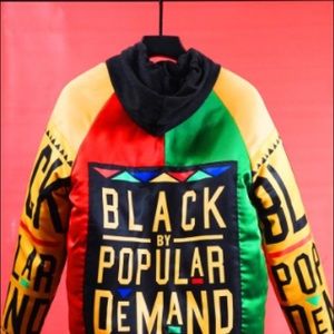 Black By Popular Demand Bomber Jacket 